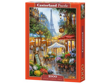 Puzzle Wiosenne Kwiaty Paryż Castorland 1000el