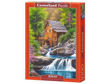 Puzzle Młyn Wiosną Castorland 1000el