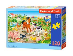 Puzzle Zwierzęta Na Farmie Castorland 120el