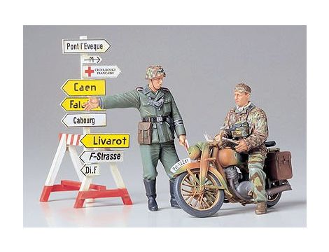 Zestaw Figurek German Motorcycle Orderly Set Tamiya