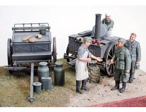 Zestaw Figurek German Field Kitchen Scenery Tamiya