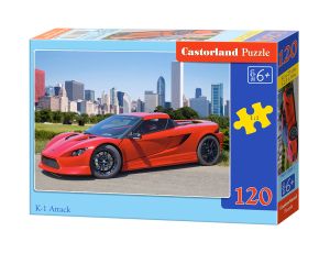 Puzzle Czerwone Auto Sportowe Castorland 120el