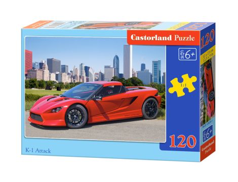 Puzzle Czerwone Auto Sportowe Castorland 120el