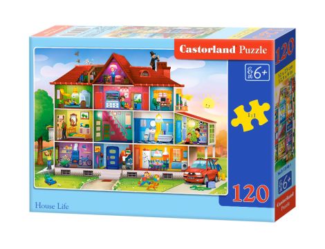 Puzzle Życie W Domu Castorland 120el