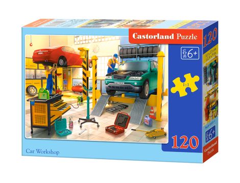 Puzzle Warsztat Samochodowy Castorland 120el