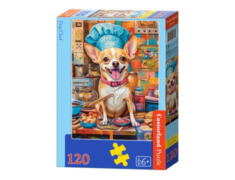 Puzzle Pies Szef  Kuchni Castorland 120el