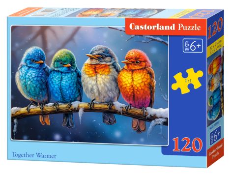 Puzzle Razem Cieplej Zwierzęta Castorland 120el