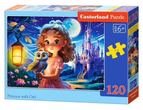 Puzzle Księżniczka Z Sową Castorland 120el