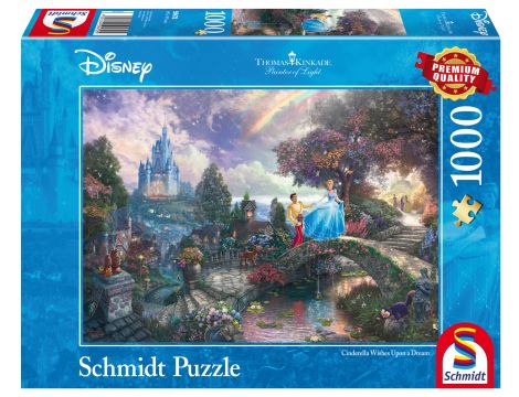 Puzzle Kopciuszek Disney T.Kinkade Schmidt 1000el