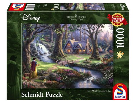 Puzzle Królewna Śnieżka Disney T.Kinkade Schmidt 1000el