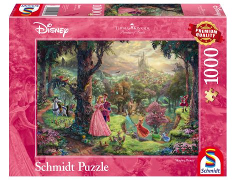 Puzzle Śpiąca Królewna Disney T.Kinkade Schmidt 1000el