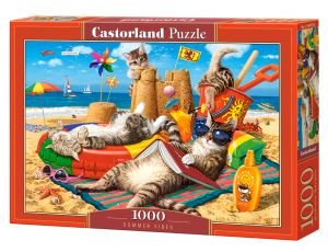 Puzzle Koty Letnie Klimaty Castorland 1000el