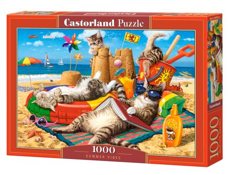 Puzzle Koty Letnie Klimaty Castorland 1000el