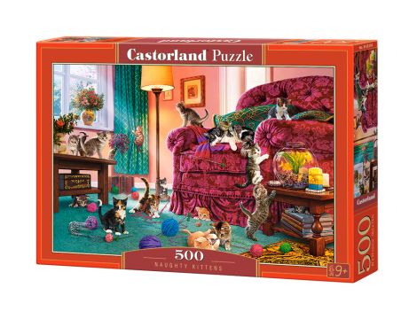 Puzzle Niegrzeczne Kocięta Castorland 500el