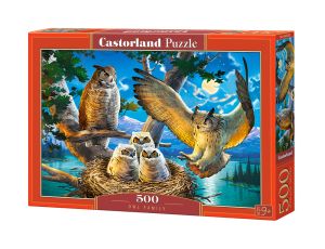 Puzzle Hobby Sowia Rodzina Castorland 500el