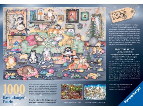 Puzzle Koty Świata Ravensburger 1000el - 3