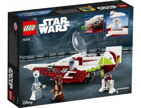 Klocki Myśliwiec Jedi Obi-Wana Kenobiego LEGO Star Wars 75333 - 11