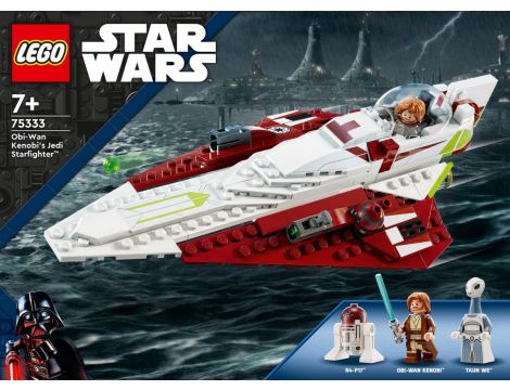 Klocki Myśliwiec Jedi Obi-Wana Kenobiego LEGO Star Wars 75333 - 9