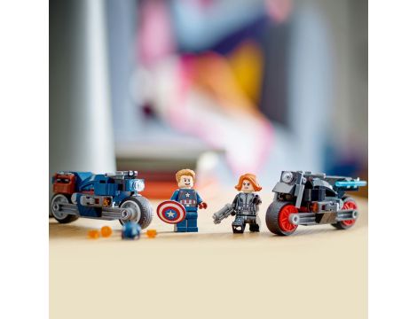 Klocki Motocykle Czarnej Wdowy I Kapitana Ameryki LEGO Super Heroes 76260 - 2