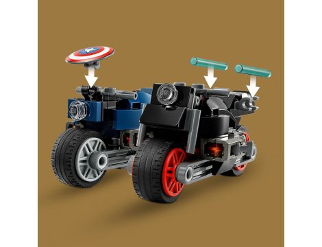 Klocki Motocykle Czarnej Wdowy I Kapitana Ameryki LEGO Super Heroes 76260 - 8