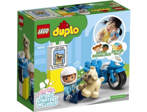 Klocki Motocykl Policyjny LEGO  DUPLO 10967 - 9