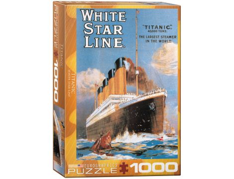 Puzzle Okręt Titanic Eurographics 1000el