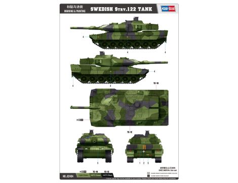 Model Szwedzkiego Czołgu  Strv 122 Hobby Boss - 2