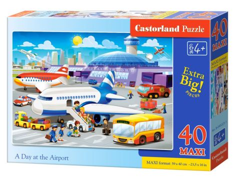 Puzzle Dzień Na Lotnisku Castorland 40 maxi