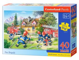 Puzzle Strażacy Castorland 40 maxi