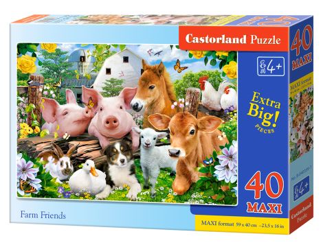 Puzzle Przyjaciele Z Farmy Castorland 40 maxi