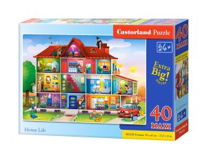 Puzzle Życie W Domu Castorland 40 maxi