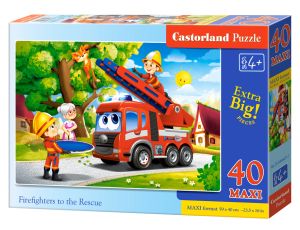 Puzzle Straż Pożarna Na Ratunek Castorland 40 Maxi