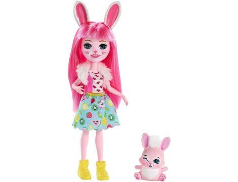 Lalka Enchantimals Zwierzątko Bree Bunny Mattel