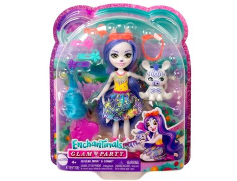 Lalka Enchantimals Zebra Mattel - 4