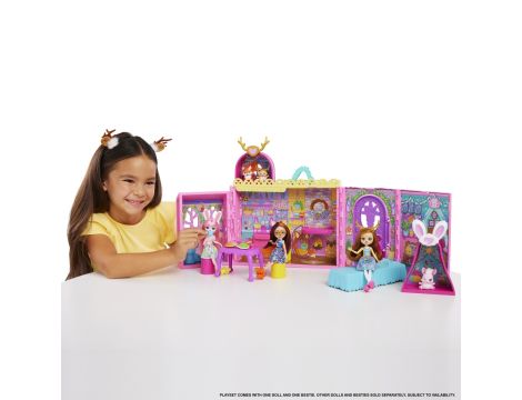 Zestaw Lalka Enchantimals Domek Przyjaźni Mattel - 3