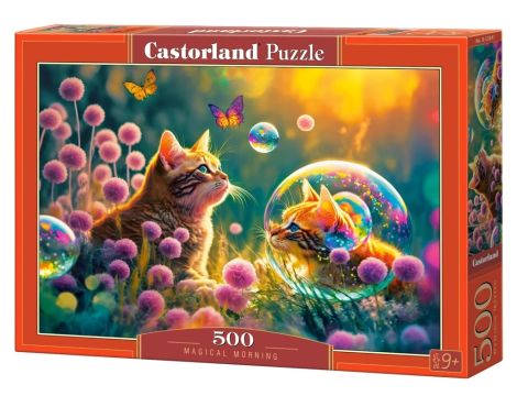 Puzzle Koty Magiczny Poranek Castorland 500el