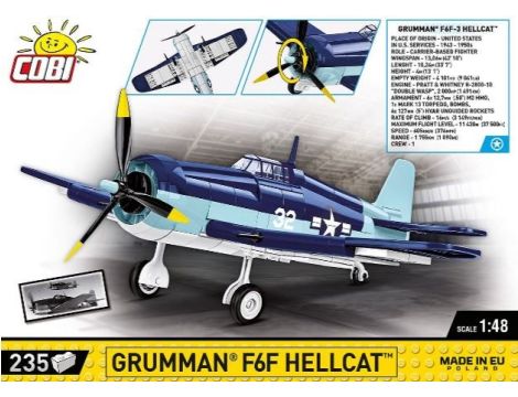 Klocki Grumman F6F Hellcat COBI - 7