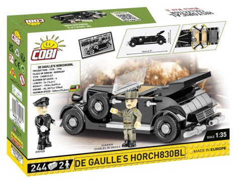 Klocki Samochód De Gaulles Horch 830 BL COBI - 2