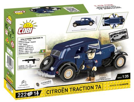 Klocki Citroen Traction 1934  7A COBI - 2