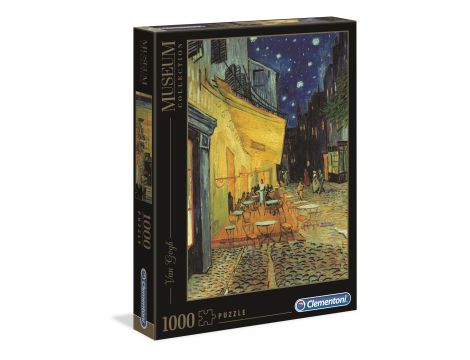 Puzzle Taras kawiarni W Nocy  Van Gogh Clementoni 1000el