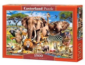 Puzzle Zwierzęta Sawanny Castorland 1500el