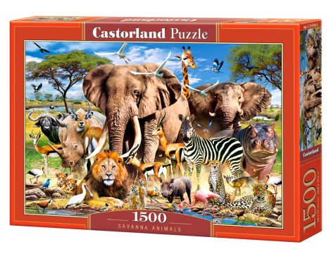 Puzzle Zwierzęta Sawanny Castorland 1500el