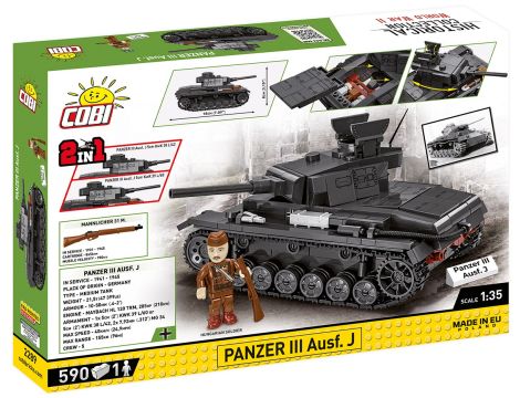 Klocki Czołg WWII Panzer III Ausf J COBI - 3