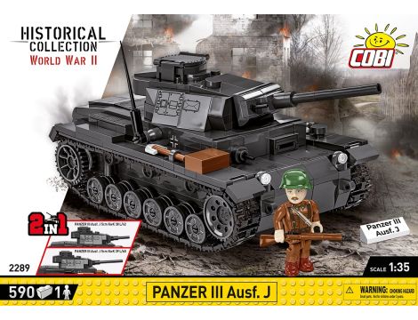 Klocki Czołg WWII Panzer III Ausf J COBI - 10