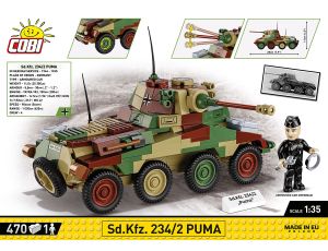 Klocki Czołg  Puma SD KFZ 234/2 COBI - image 2