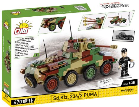 Klocki Czołg  Puma SD KFZ 234/2 COBI - 3