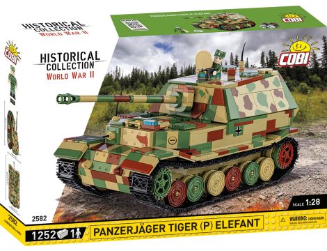 Klocki Czołg Elefant Panzerjager Tiger P COBI