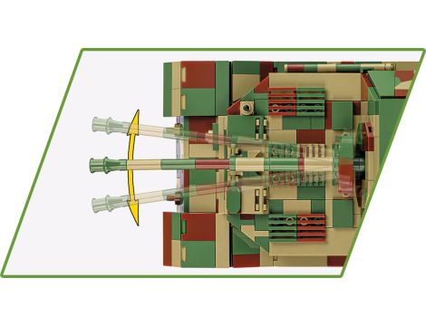 Klocki Czołg Elefant Panzerjager Tiger P COBI - 4