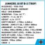 Klocki Samolot Junkers Ju 87 B-2 COBI - 13