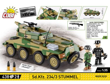 Klocki Wóz Pancerny SD KFZ  234/3 Stummel COBI - 2